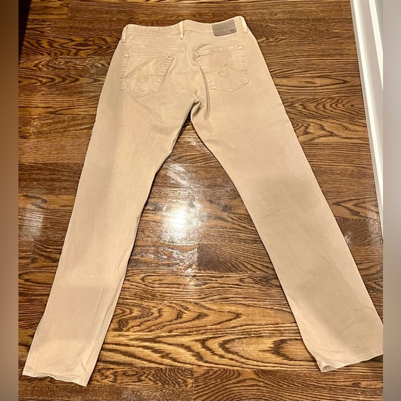AG Adriano Goldschmied Men’s The Graduate Khaki Chino Pants 30 x 32 - Picture 4 of 5